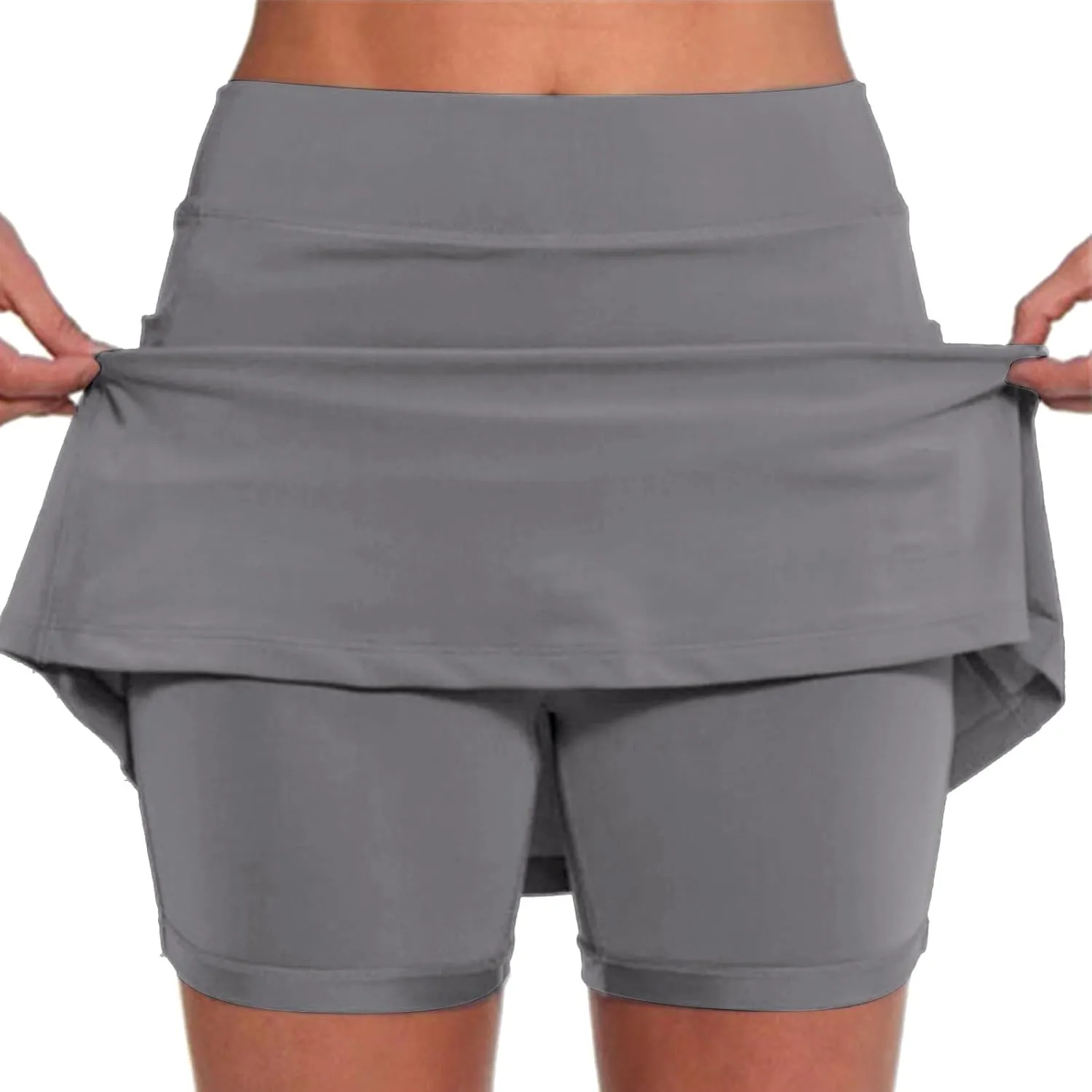 22 inch Golf Skirts for Women Tummy Control Pleated Tennis Skorts for Women Running Shorts for Women high Waisted 7
