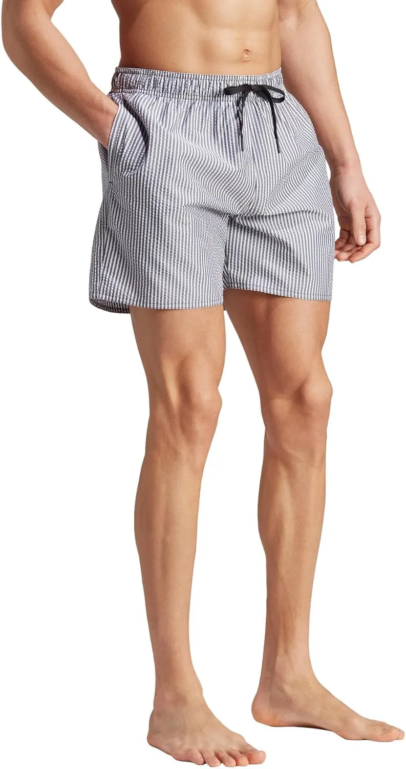 adidas Men's Standard Stripey Classics Length Swim Shorts