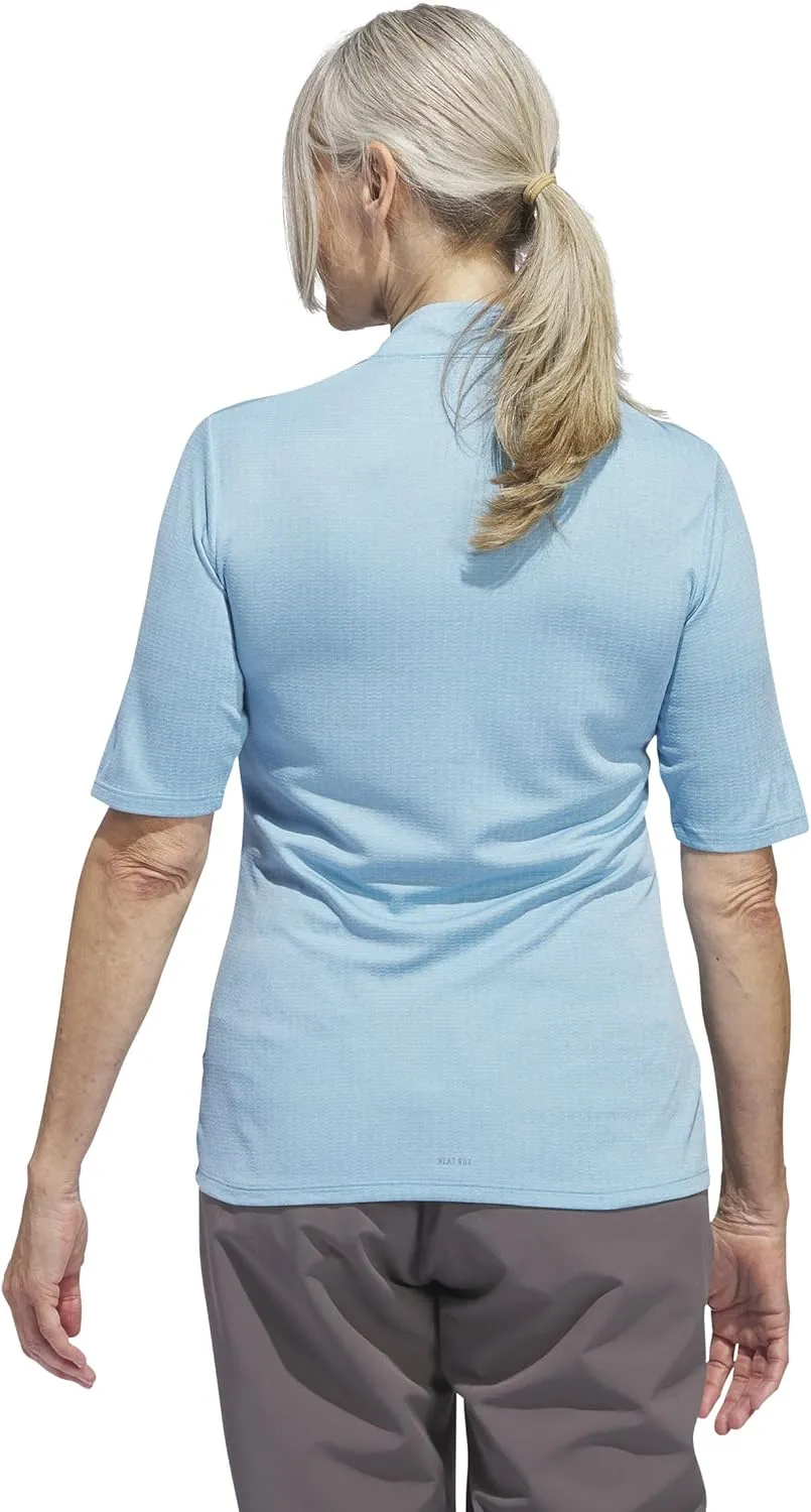 adidas Women's Standard Ultimate365 Heat.RDY Mock Neck Polo Shirt