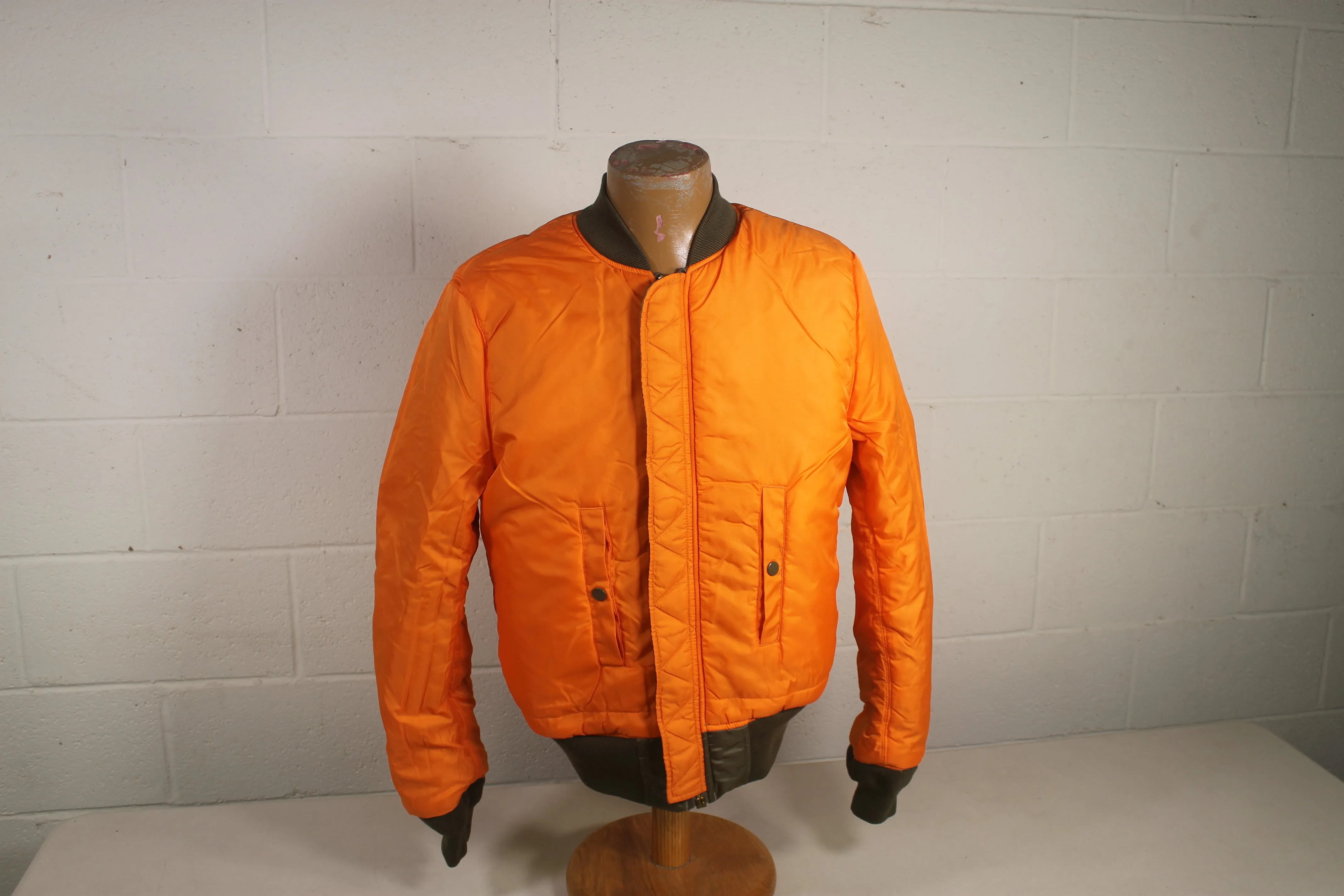 Alpha Industries MA-1 Flight Jacket Slim Fit Vintage Olive