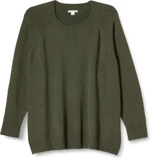 Amazon Essentials Women's Crewneck Sweater, Classic-Fit, Soft Touch, Long Sleeve, Plus-Size Available