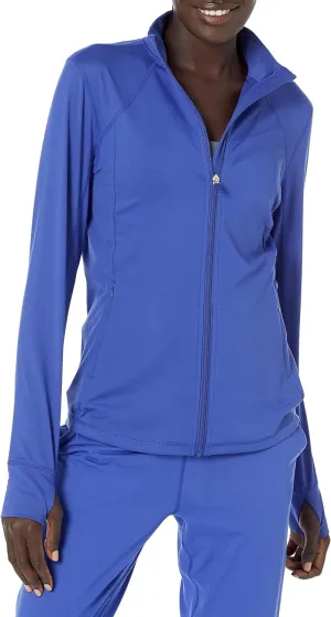 Amazon Essentials Women's Fleece Full-Zip Jacket - Brushed Tech Stretch (Available in Plus Size)