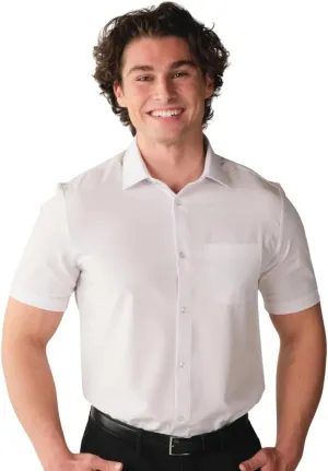 &COLLAR Slim Fit/Athletic Fit Short Sleeve Performance Men's Dress Shirt