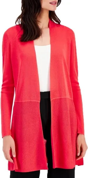 Anne Klein Womens Knit p Cardigan Sweater