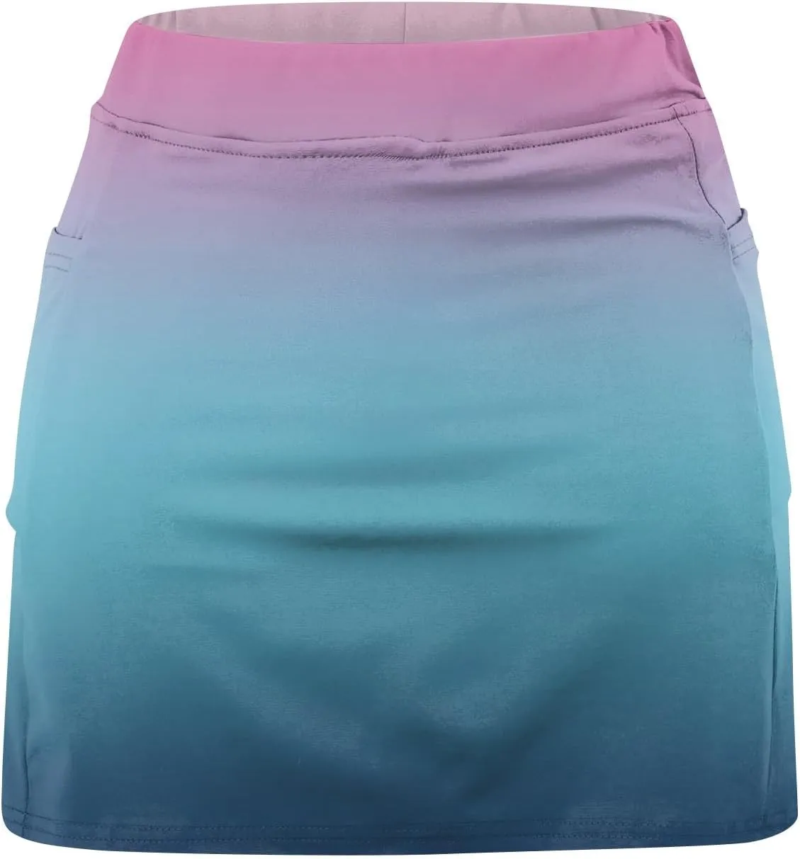 Athletic Skorts for Woman Hight Waist Solid/Gradient Skirts Elastic Tennis Yoga Shorts Tummy Control Skinny Joggers