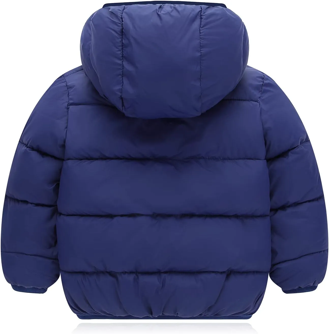 Baby Boys Girls Winter Jacket Fleece Lined Down Cotton Windproof Warm Hooded Puffer Coats