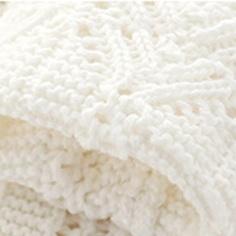 Baby Girls Knitted Cardigan Sweater Crewneck Knit Crochet Button Closure Cardigan Tops Coat Outwear for Toddler