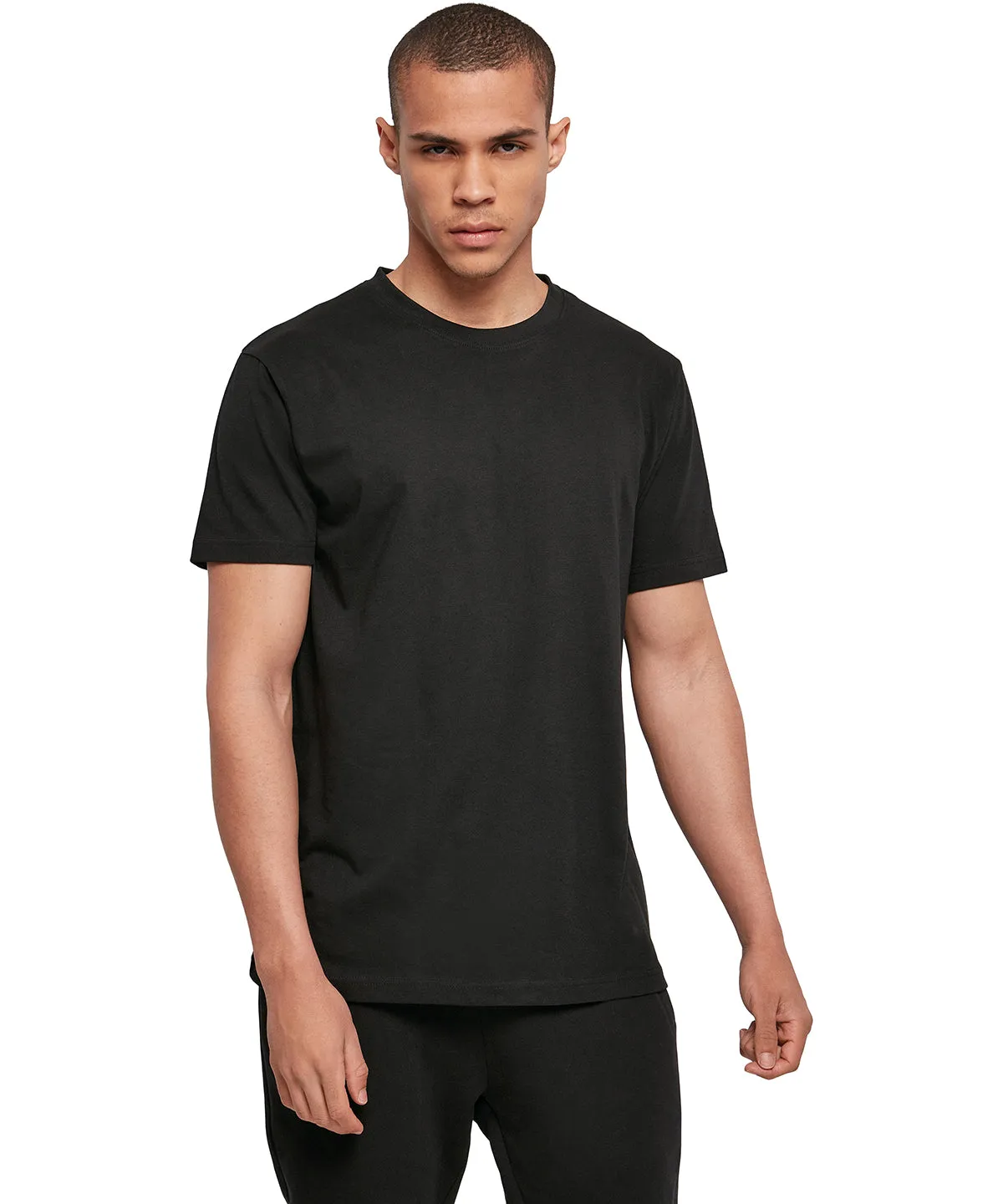 Basic round neck tee | Burgundy