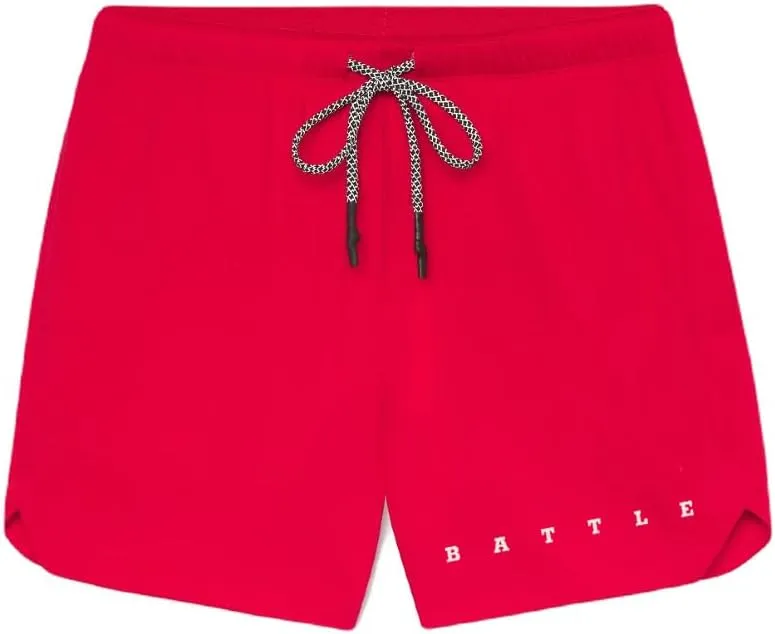 Battle Sports Fly 2.0 Men's Athletic Shorts - Lightweight 7 Inseam Sweat Wicking Drawstring Shorts with Built-in Cell Pocket