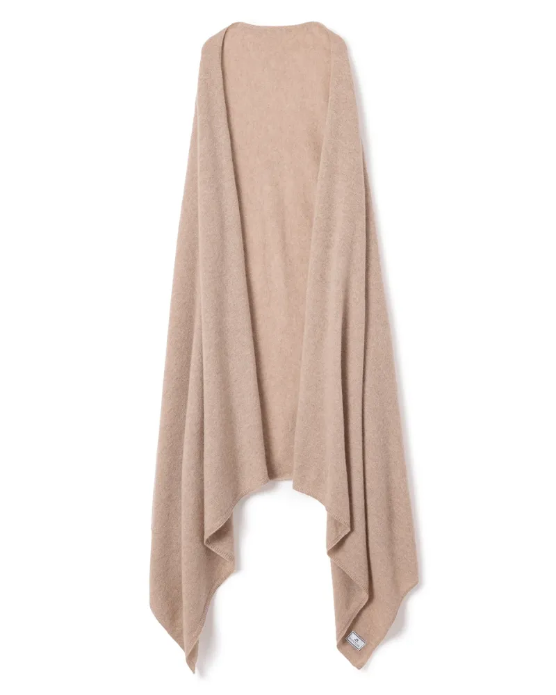 CAWBEI Beige Cashmere Wrap