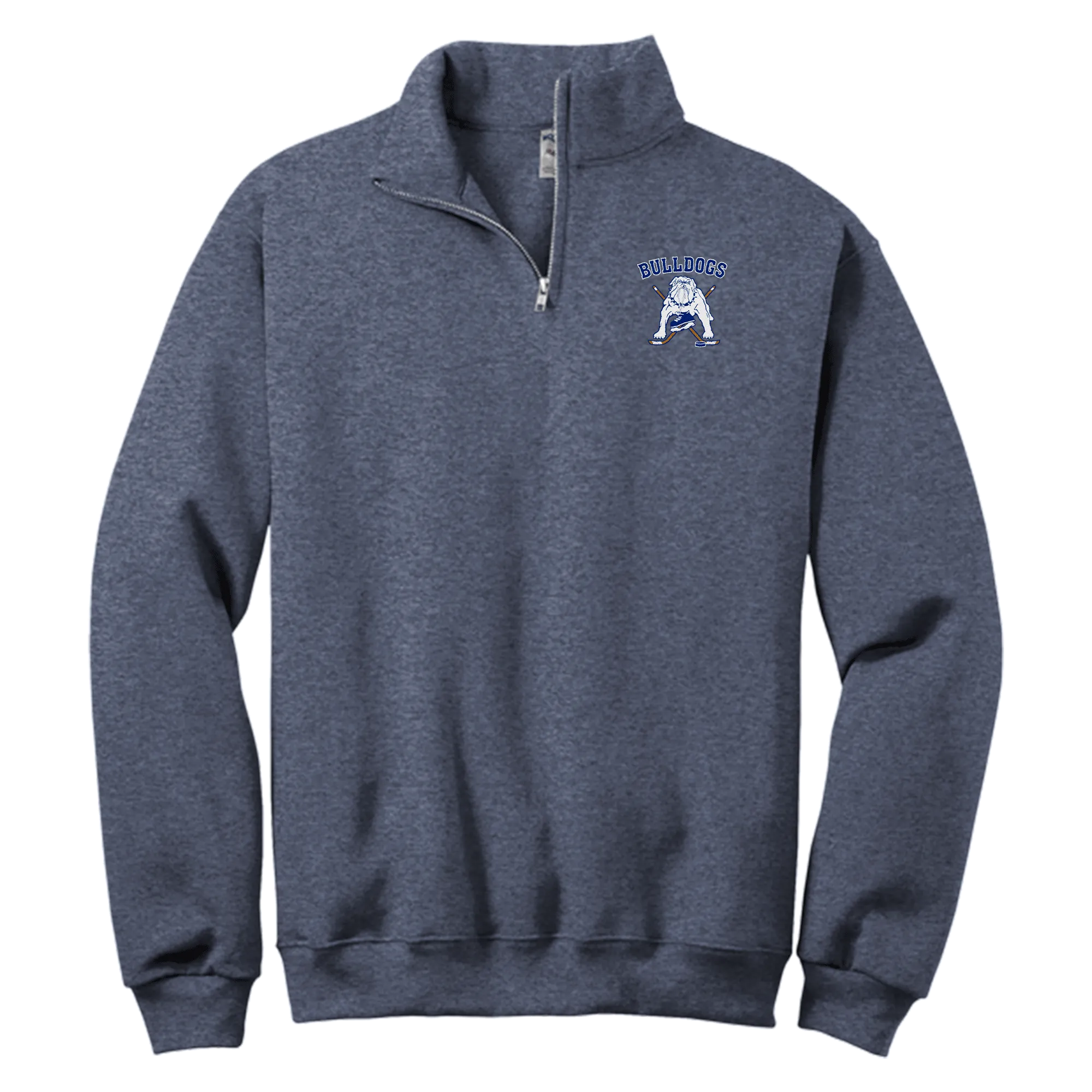 Chicago Bulldogs NuBlend 1/4-Zip Cadet Collar Sweatshirt