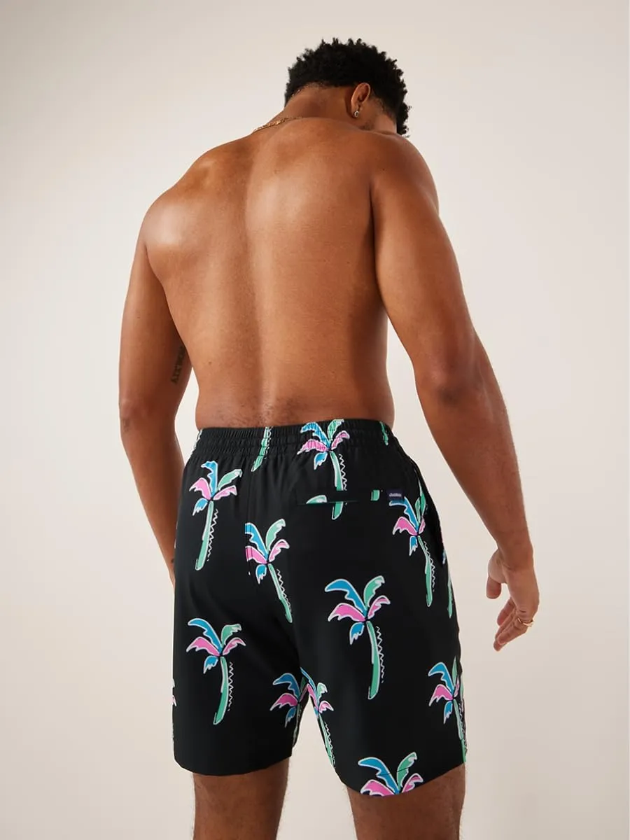 Chubbies Lined Mens Swim Trunks 7 Inch  Swim Shorts and Mens Shorts with Elastic Waist, Stretch, Boxer Brief Liner, UPF 50 