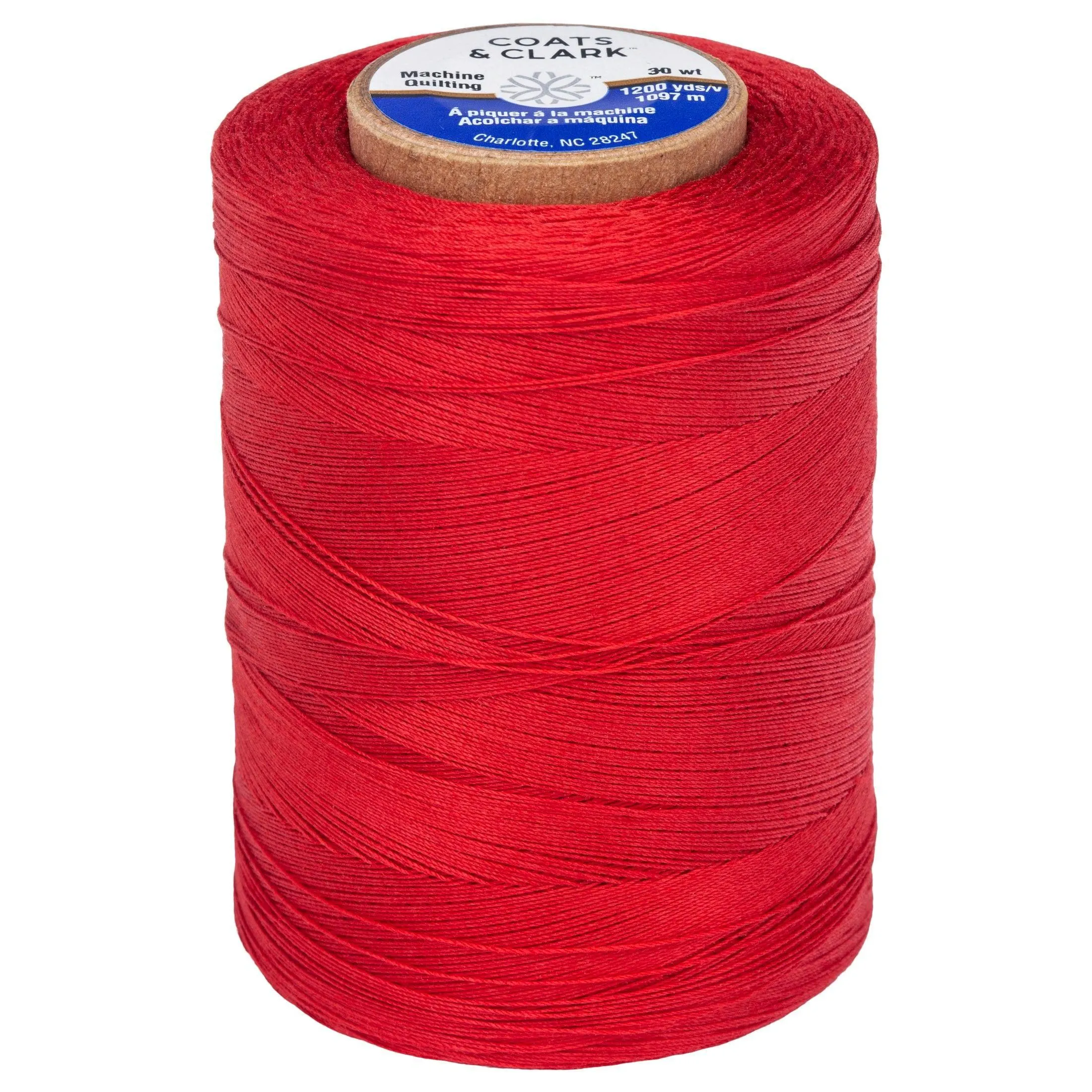 Coats & Clark 100% Cotton Sewing Thread, 1200 yd Size 50, Natural