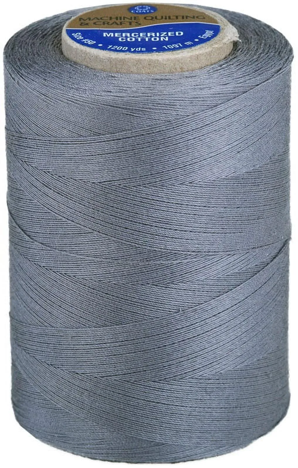 Coats & Clark 100% Cotton Sewing Thread, 1200 yd Size 50, Natural