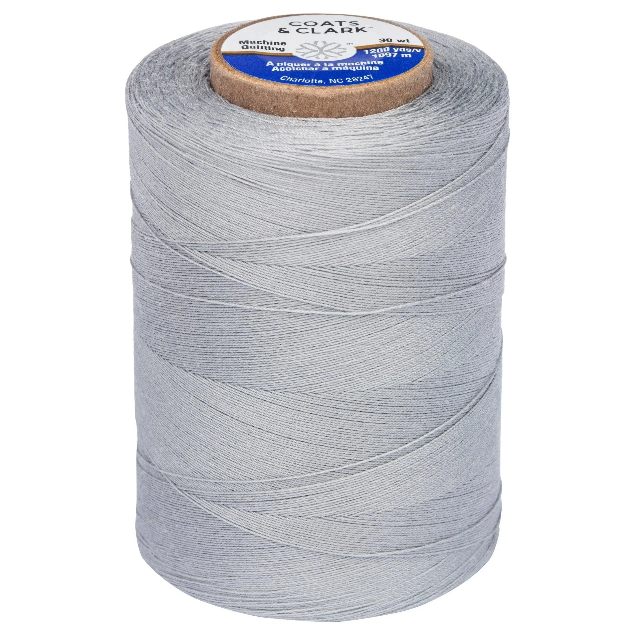 Coats & Clark 100% Cotton Sewing Thread, 1200 yd Size 50, Natural
