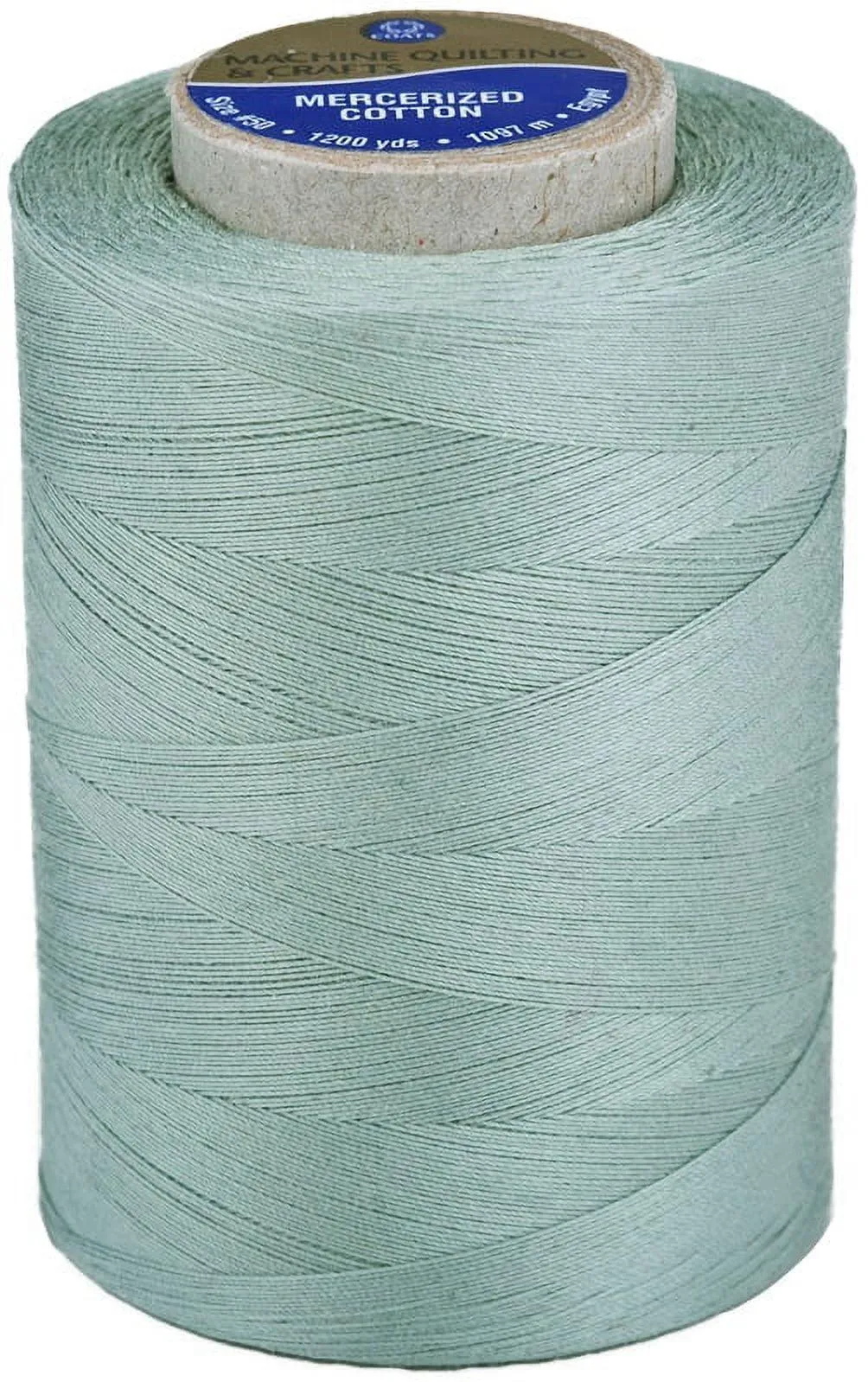 Coats & Clark 100% Cotton Sewing Thread, 1200 yd Size 50, Natural