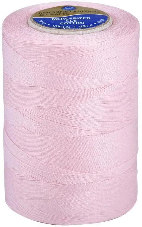 Coats & Clark 100% Cotton Sewing Thread, 1200 yd Size 50, Natural