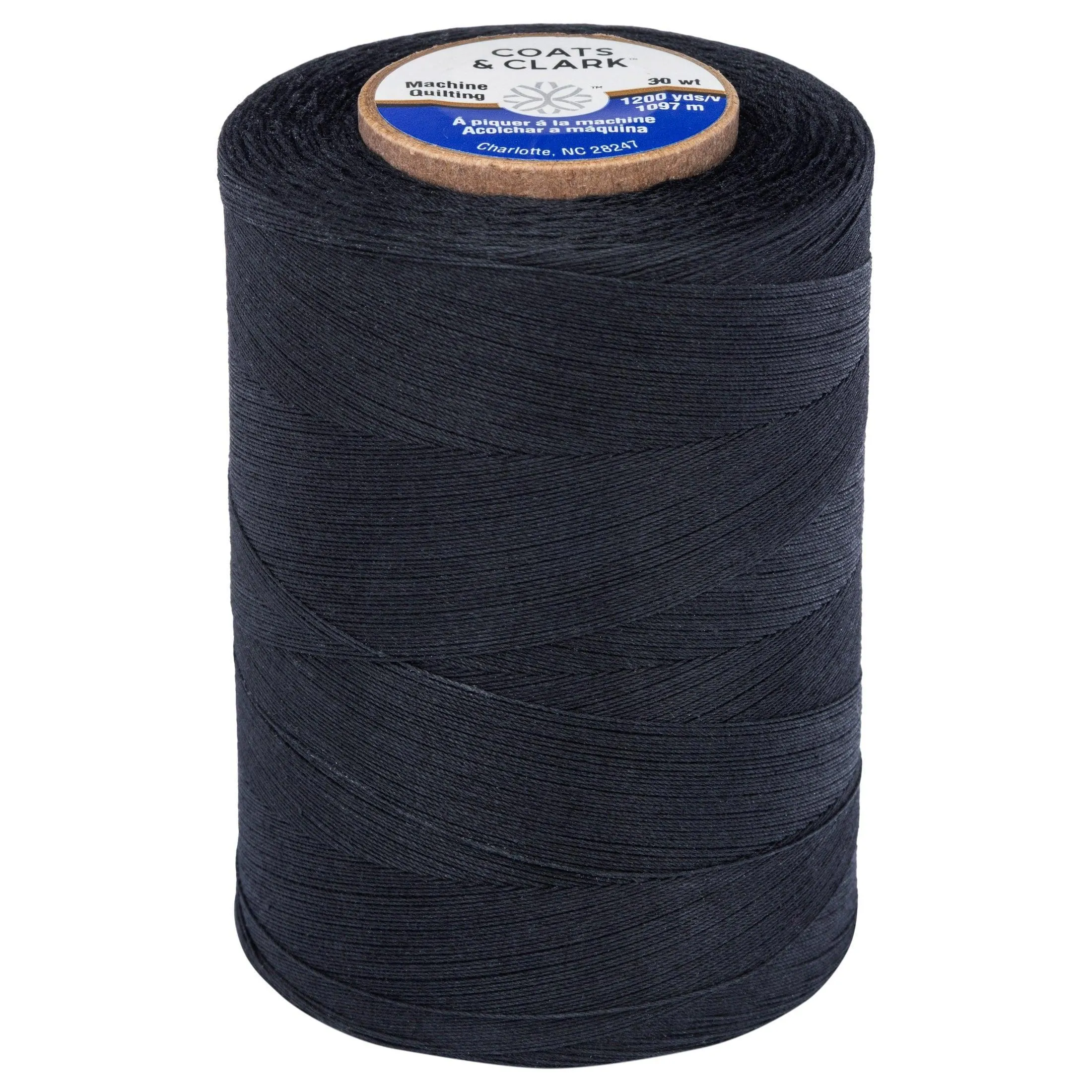 Coats & Clark 100% Cotton Sewing Thread, 1200 yd Size 50, Natural