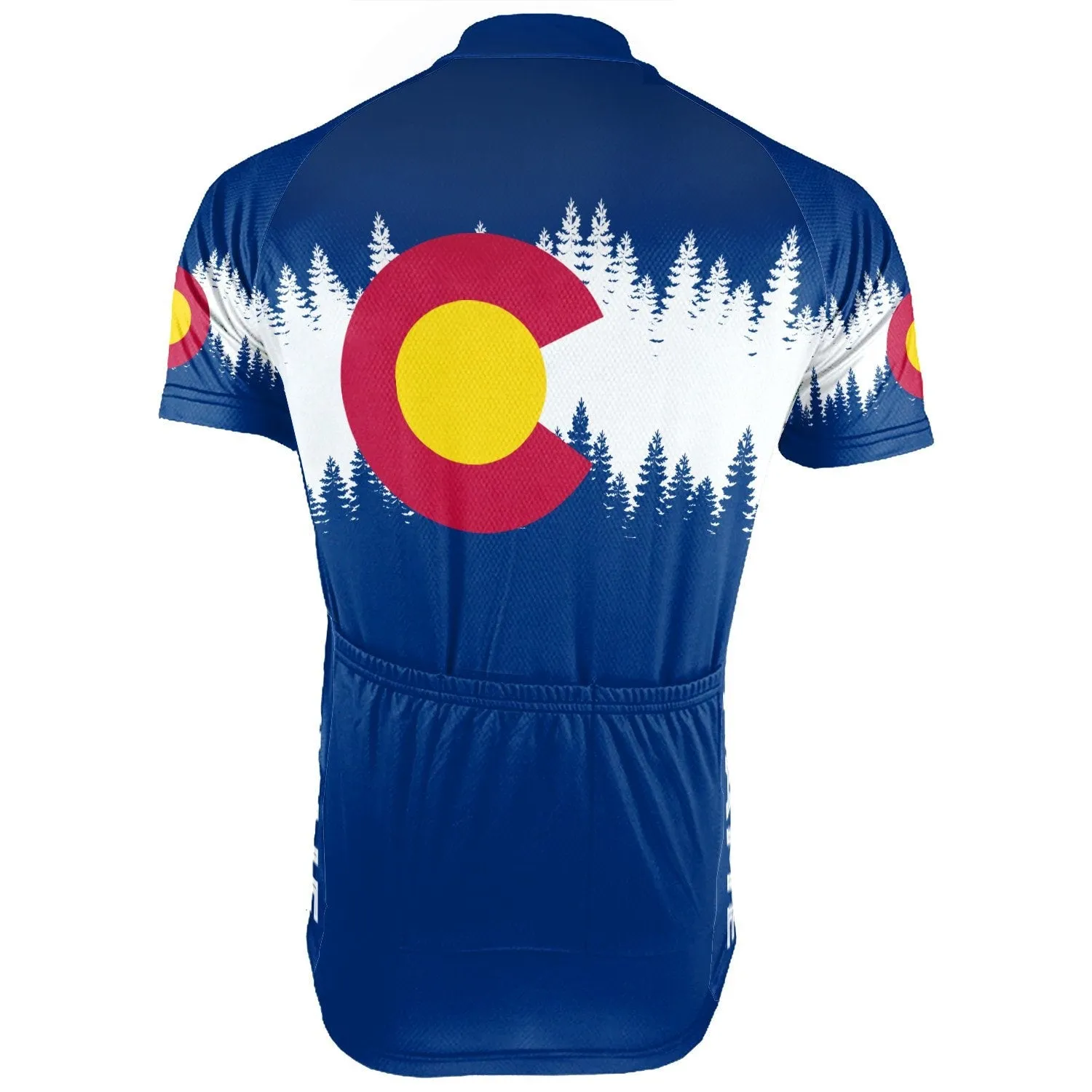 Customized Denver Winter Thermal Fleece Short Sleeve Cycling Jersey for Men