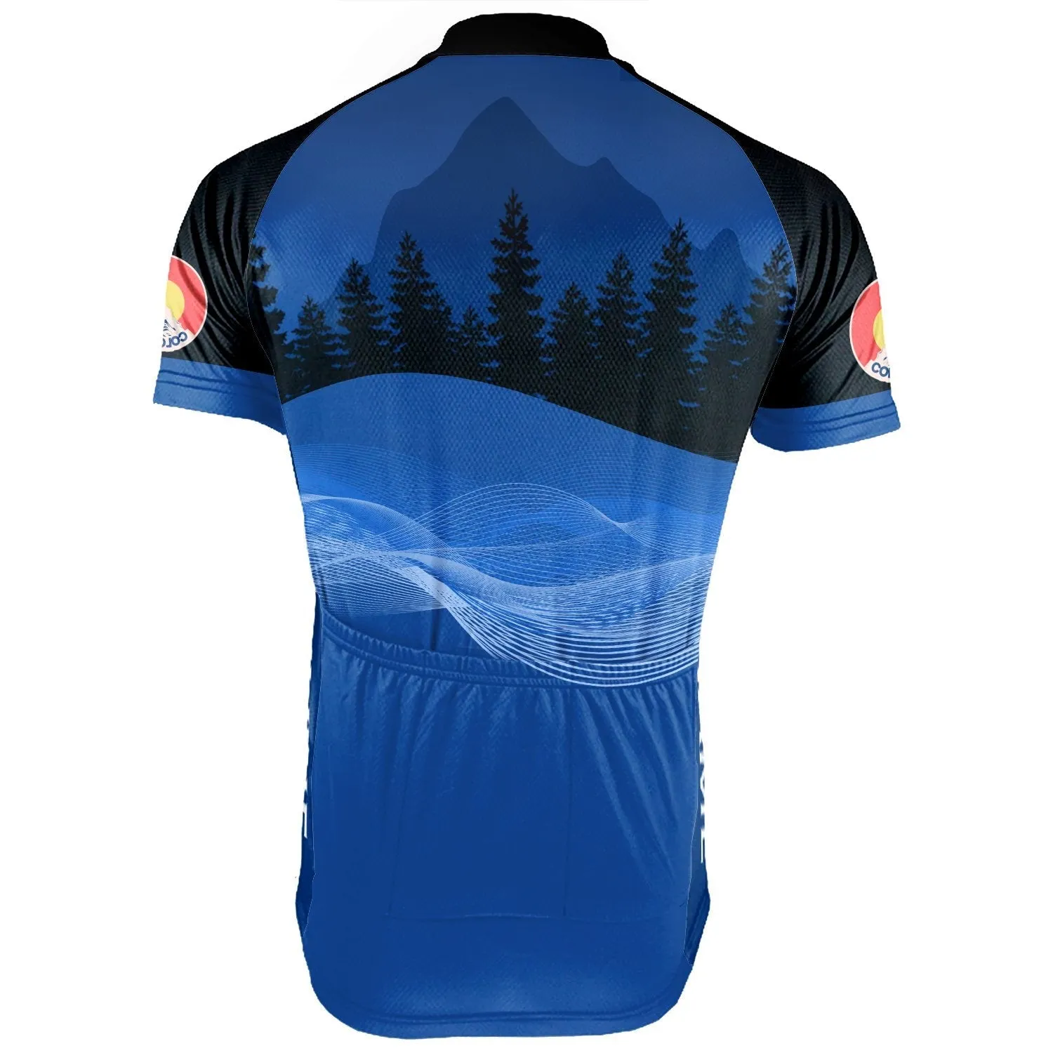 Customized Denver Winter Thermal Fleece Short Sleeve Cycling Jersey for Men