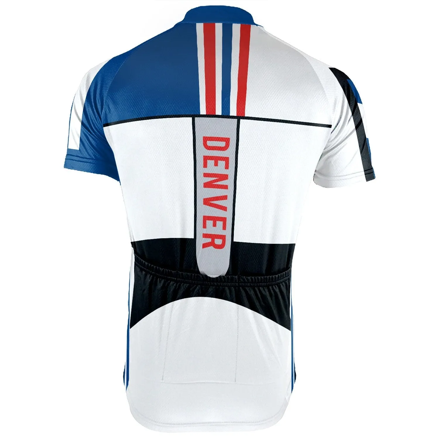 Customized Denver Winter Thermal Fleece Short Sleeve Cycling Jersey for Men