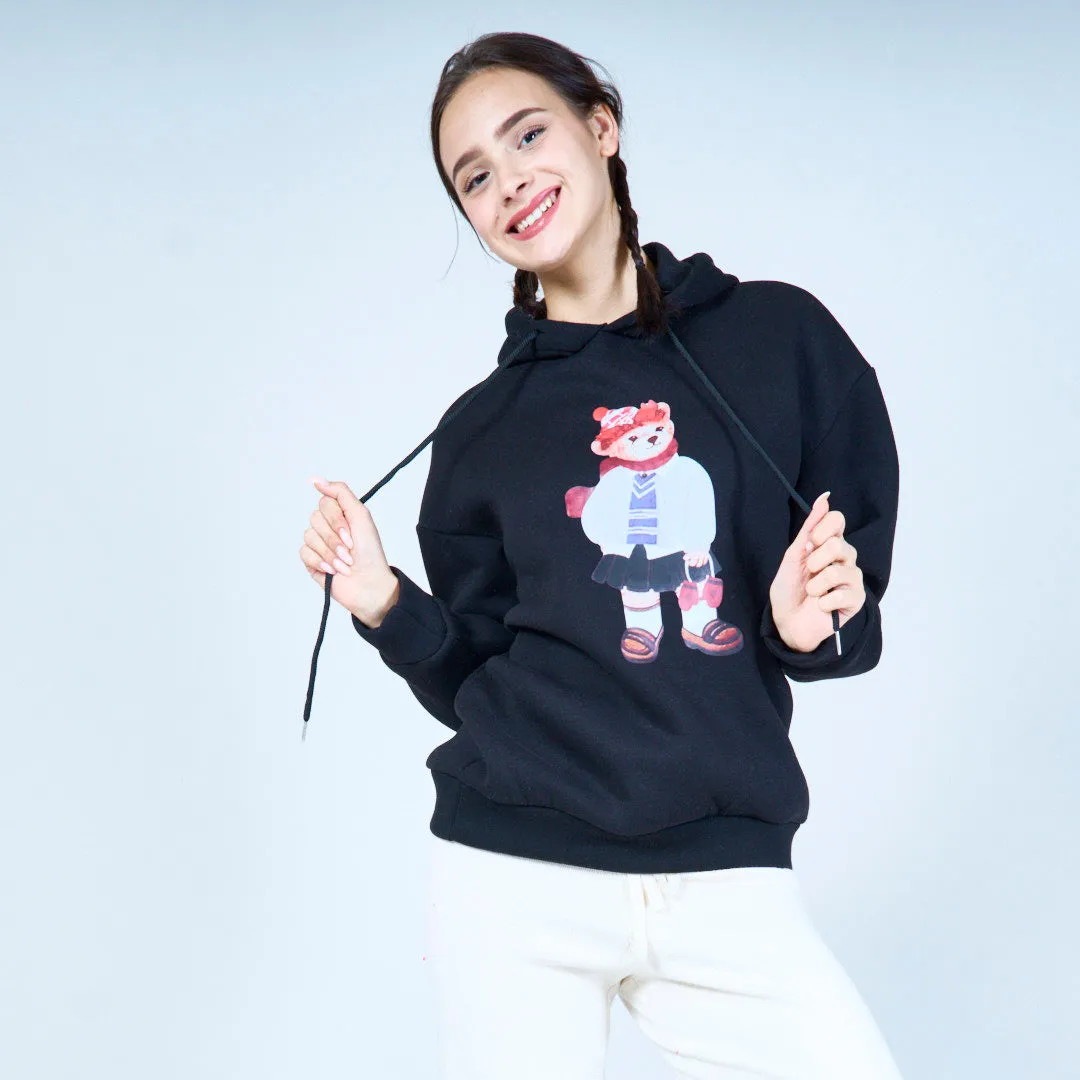 Cute teddy bear hoodie wholesale