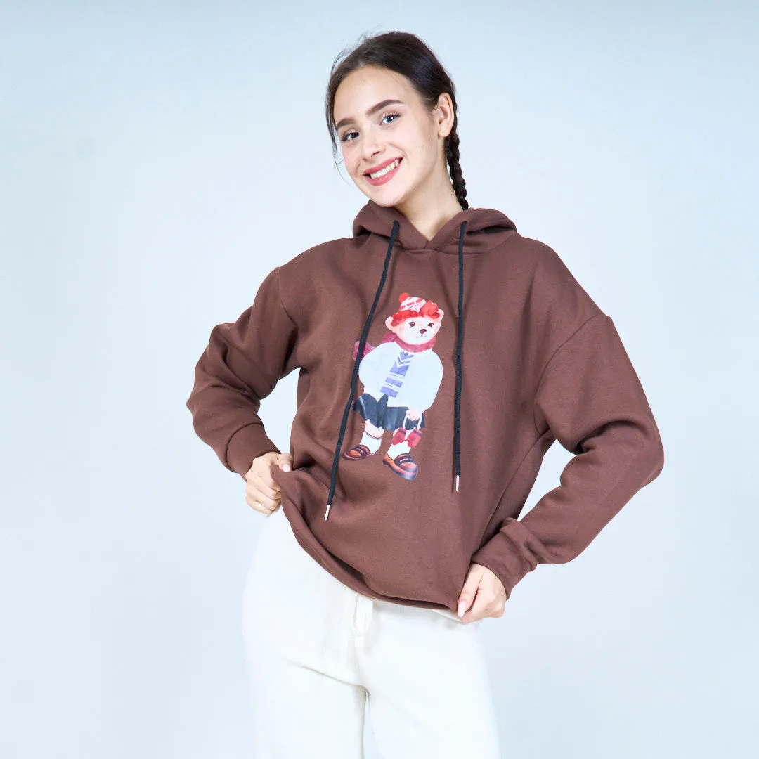 Cute teddy bear hoodie wholesale