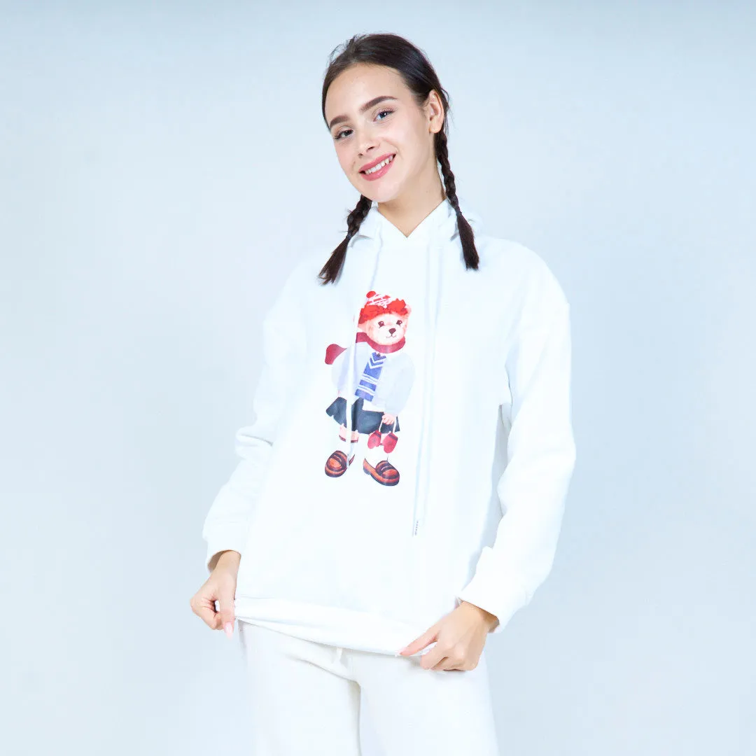 Cute teddy bear hoodie wholesale