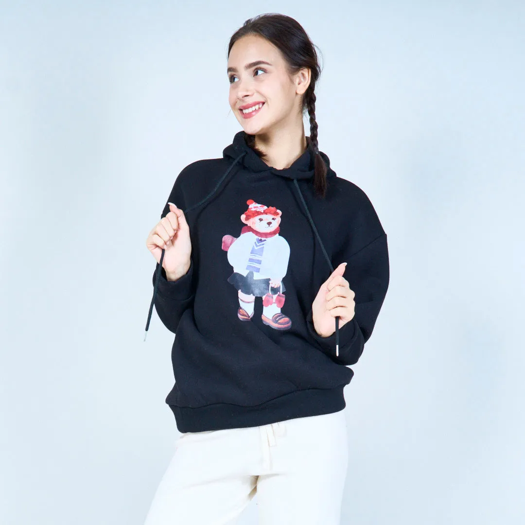 Cute teddy bear hoodie wholesale