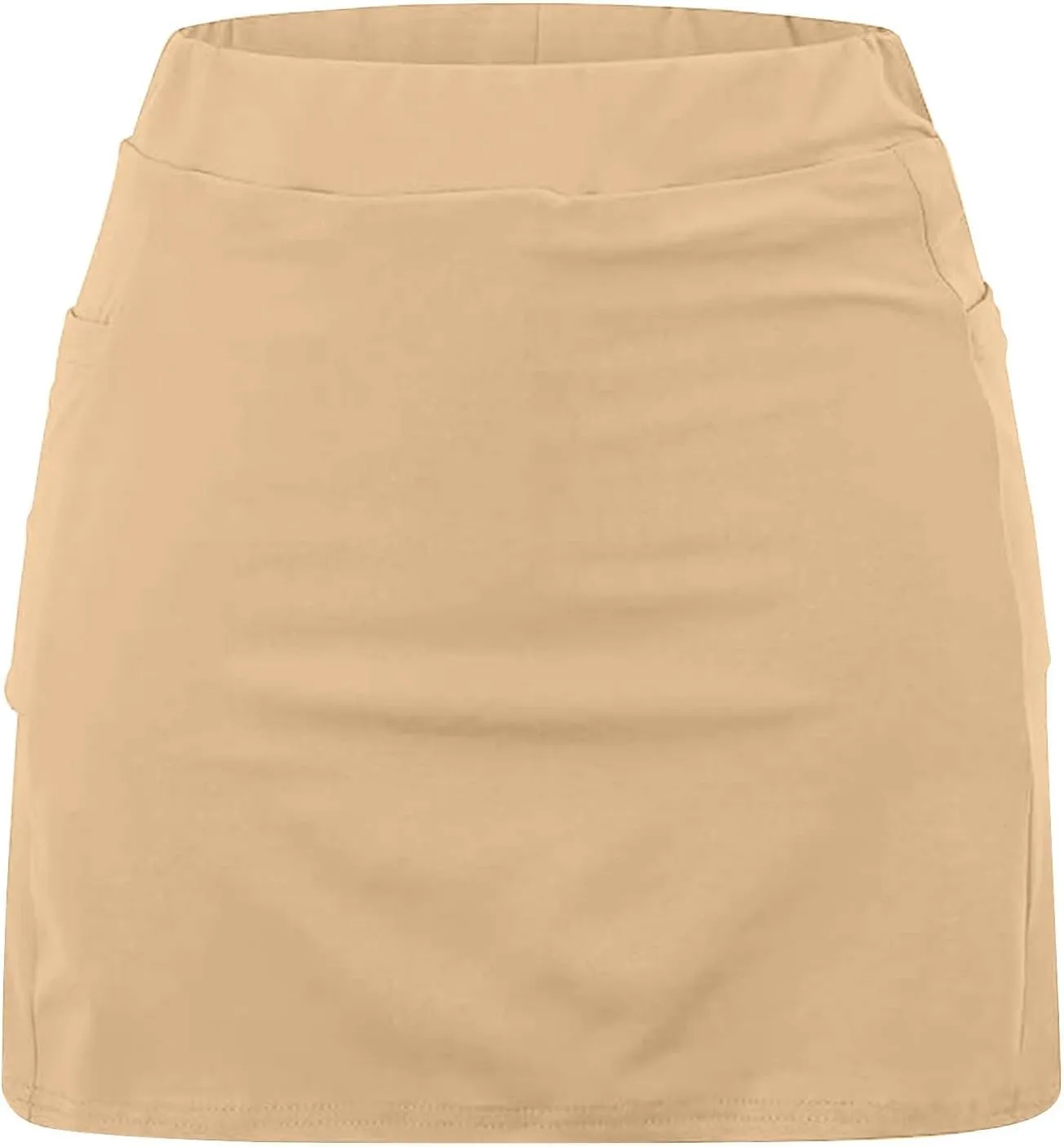 DDAPJ pyju Skorts for Women Plus Size High Waist Yoga Shorts Dressy Casual Athletic Tennis Mini Skater Skirt Basic Skort