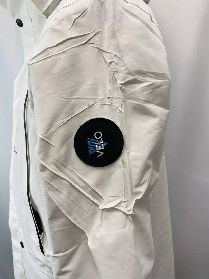 DLX Harris White Padded Sherpa Fleece Lined Men’s Ski Jacket Size M, See Details
