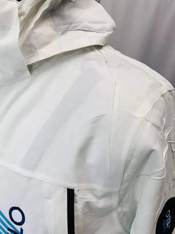 DLX Harris White Padded Sherpa Fleece Lined Men’s Ski Jacket Size M, See Details