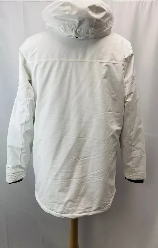 DLX Harris White Padded Sherpa Fleece Lined Men’s Ski Jacket Size M, See Details
