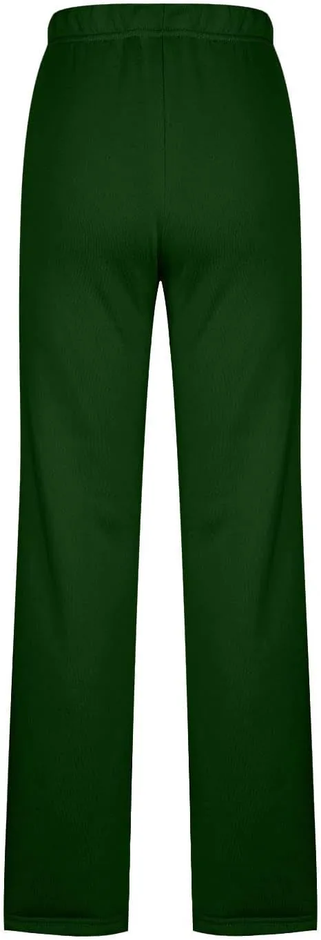 Elastic Waist Pants for Women High Waisted Casual Pants Linen Office Work Stretchy Tapered Lounge with Pockets