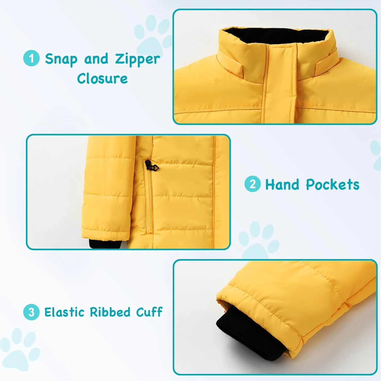 FARVALUE Girls' Winter Coats Thicken Fleece Lined Padded Hooded Puffer Jacket Coat for Girls