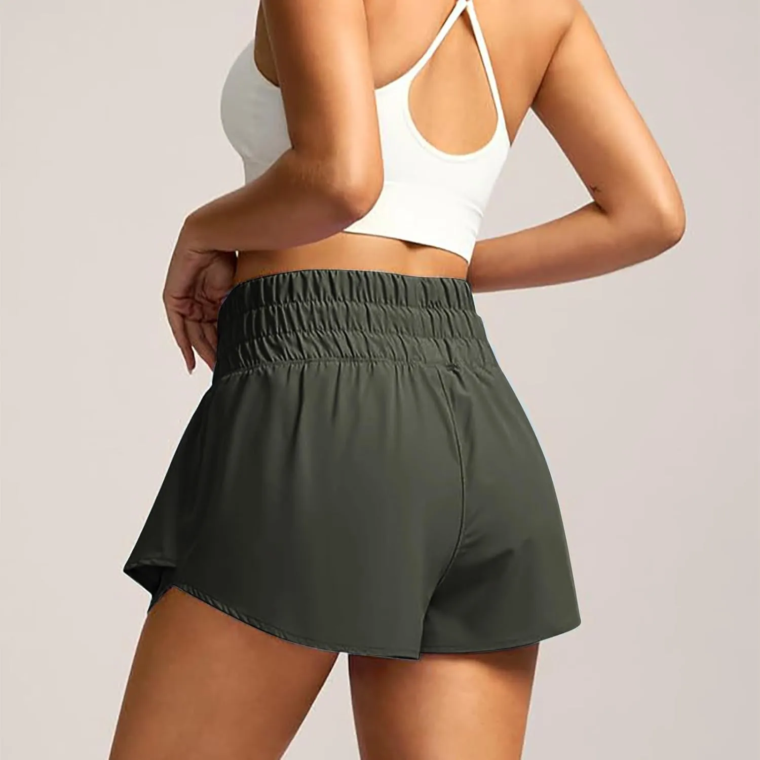 Flowy Athletic Shorts for Women Pleated Tennis Skirt High Waisted Athletic Golf Skorts Skirts Quick Dry Skort Skirt