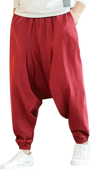 Flowy Pants for Women Shorts Daisy Fashion Print Pocket Wide Leg Button Loose Pants Linen Set for Women Outfits for