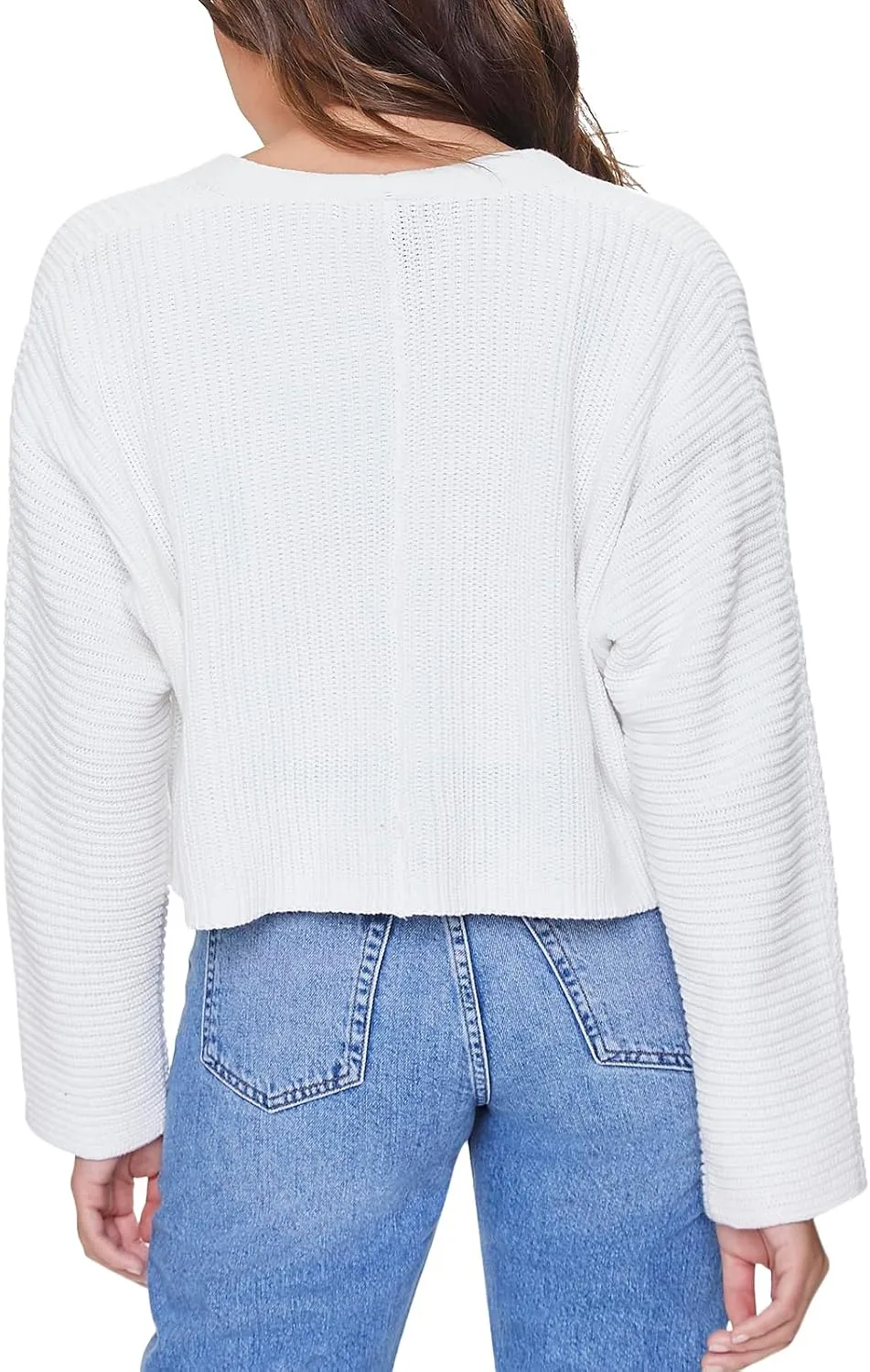 Forever 21 Women's Ribbed Knit Cardigan Sweater