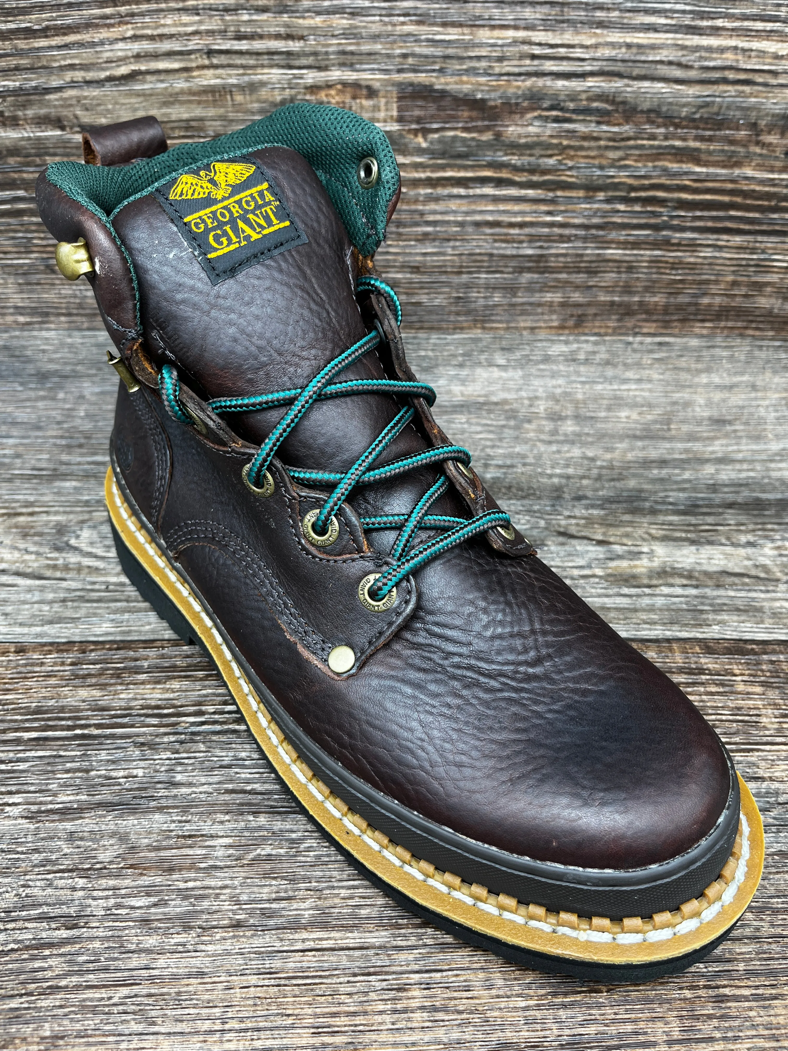 g6274 Men's 6 inch Lace Up Soft Toe Work Boot by Georgia