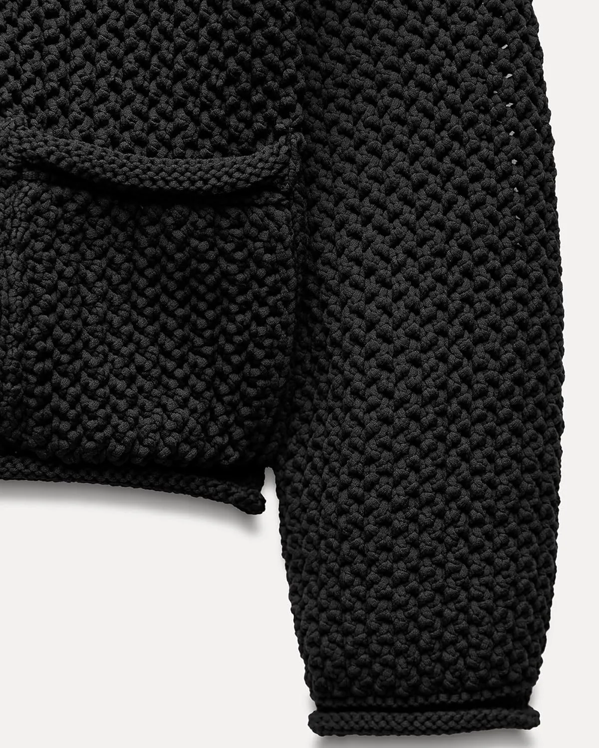 Gacaky Women's Crochet Chunky Knit Cardigan Sweater Casual Button Down Crop Tops Trendy Cardigan Sweater Jacket for Women