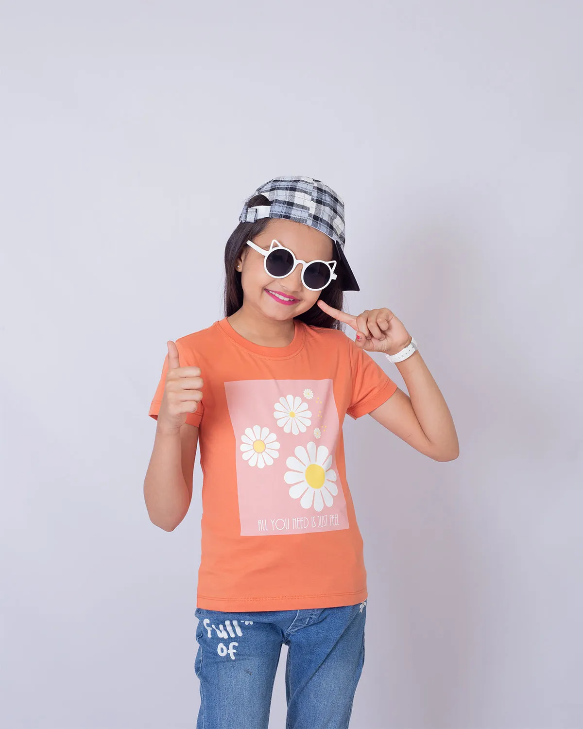 Girls Terra Floral Printed T-Shirt