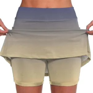 Golf Skirts for Women 18 inch Short Black Short Skirt for Women with Slit Volleyball Spandex Shorts Women high Waisted