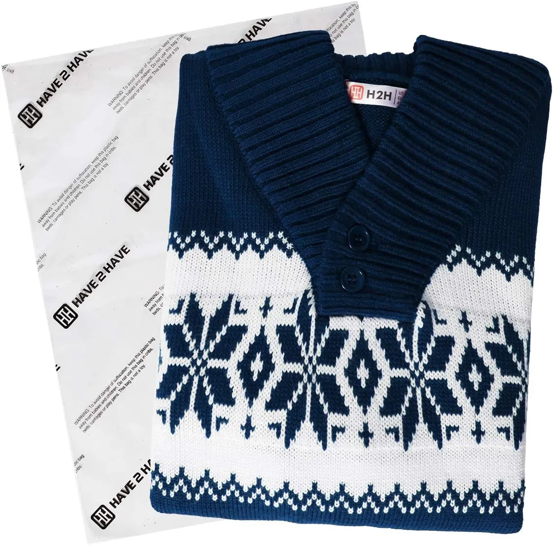 H2H Mens Slim Fit Casual Christmas Sweater Knitted Xmas Knitwear Holiday Knit