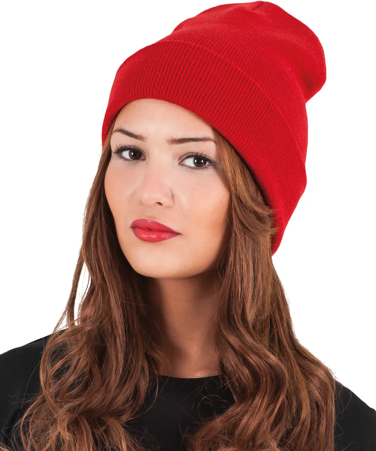Heavyweight long beanie (1501KC) | Navy