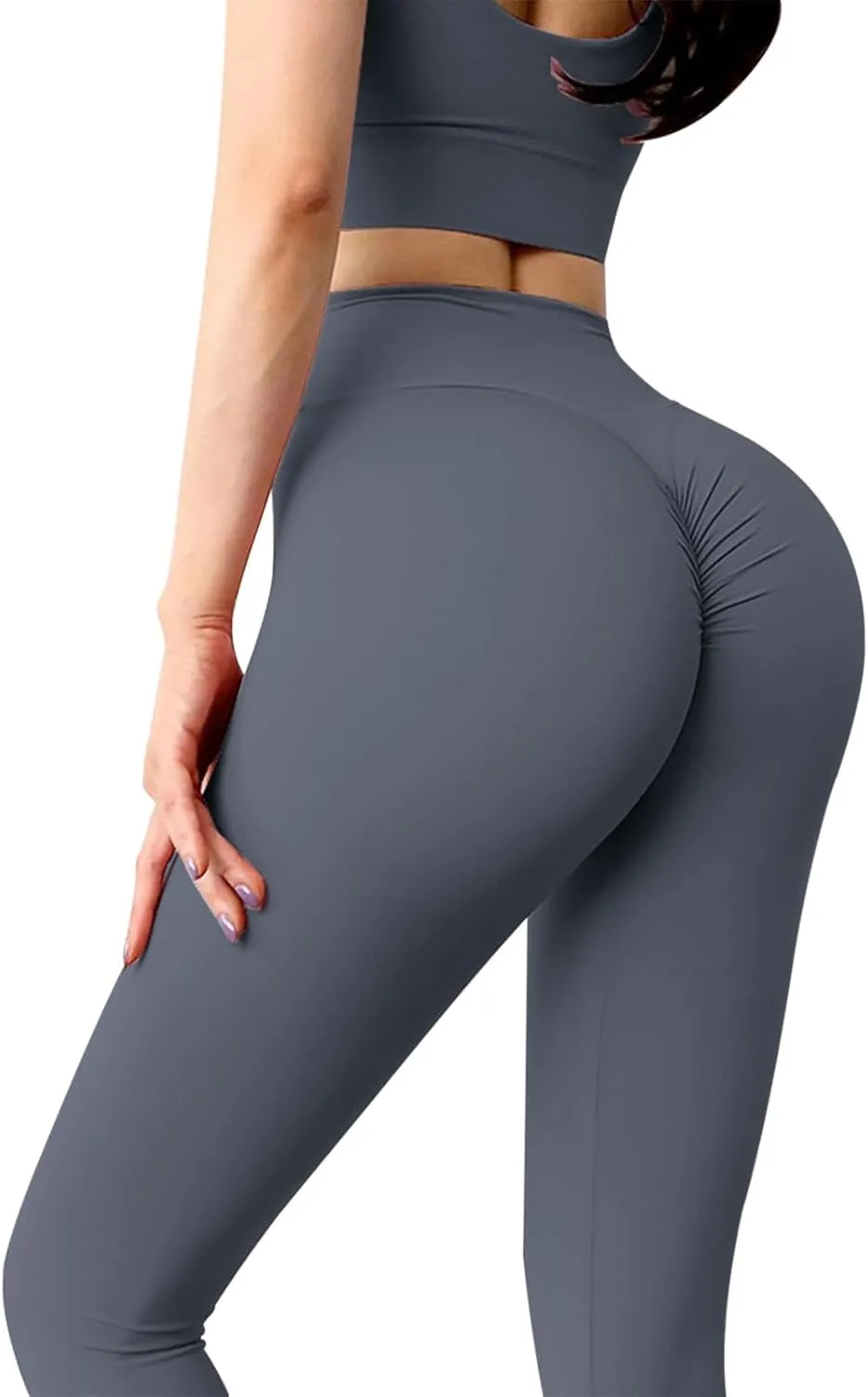 High Waist Yoga Leggings, Tummy Control Pants Butt Lifting Workout Yoga Pants