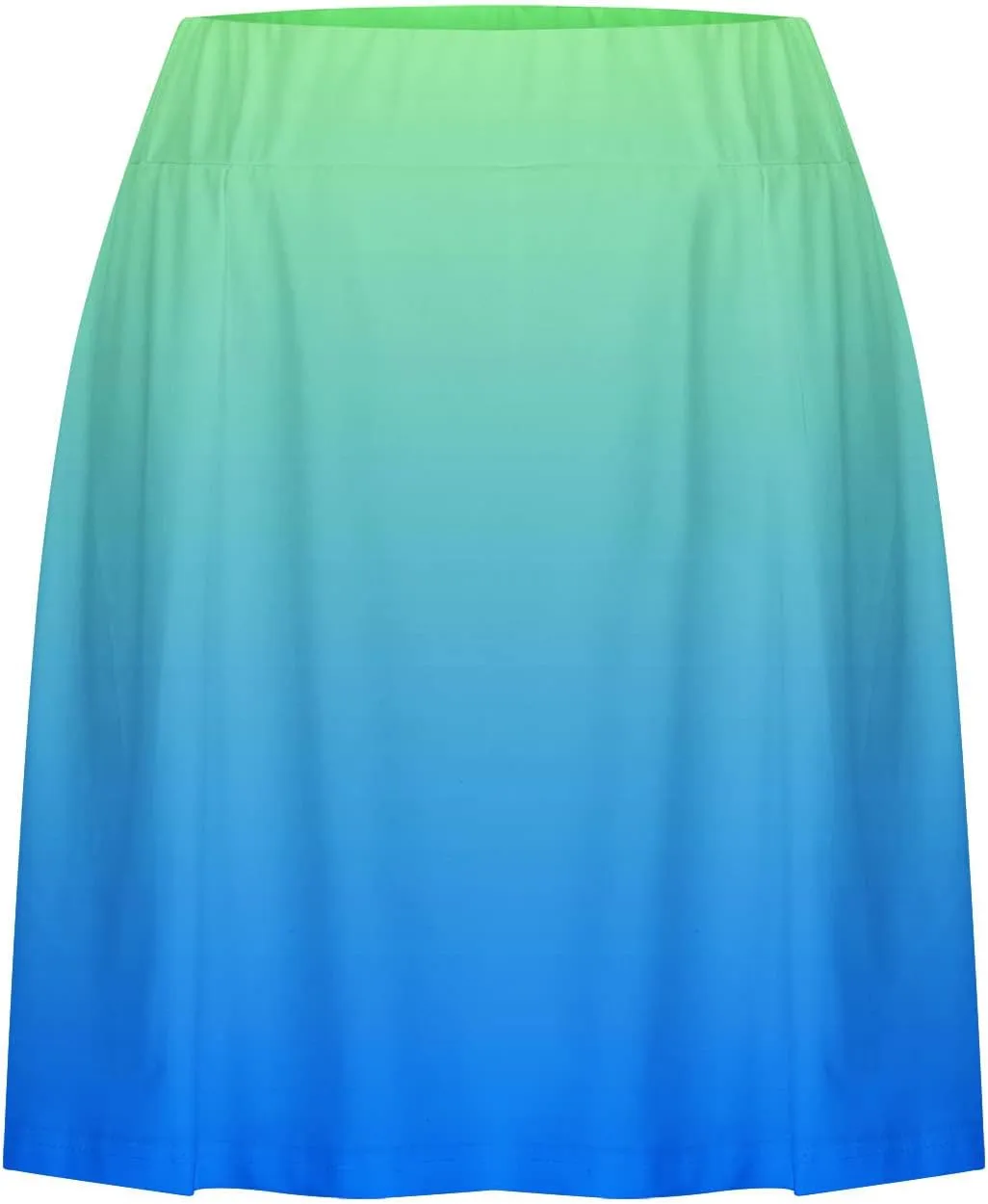 hlysgo Women's Athletic Workout Tennis Skorts Summer Trendy Tie-Dye Print High Waist Flowy Mini Skirt with Inner Shorts