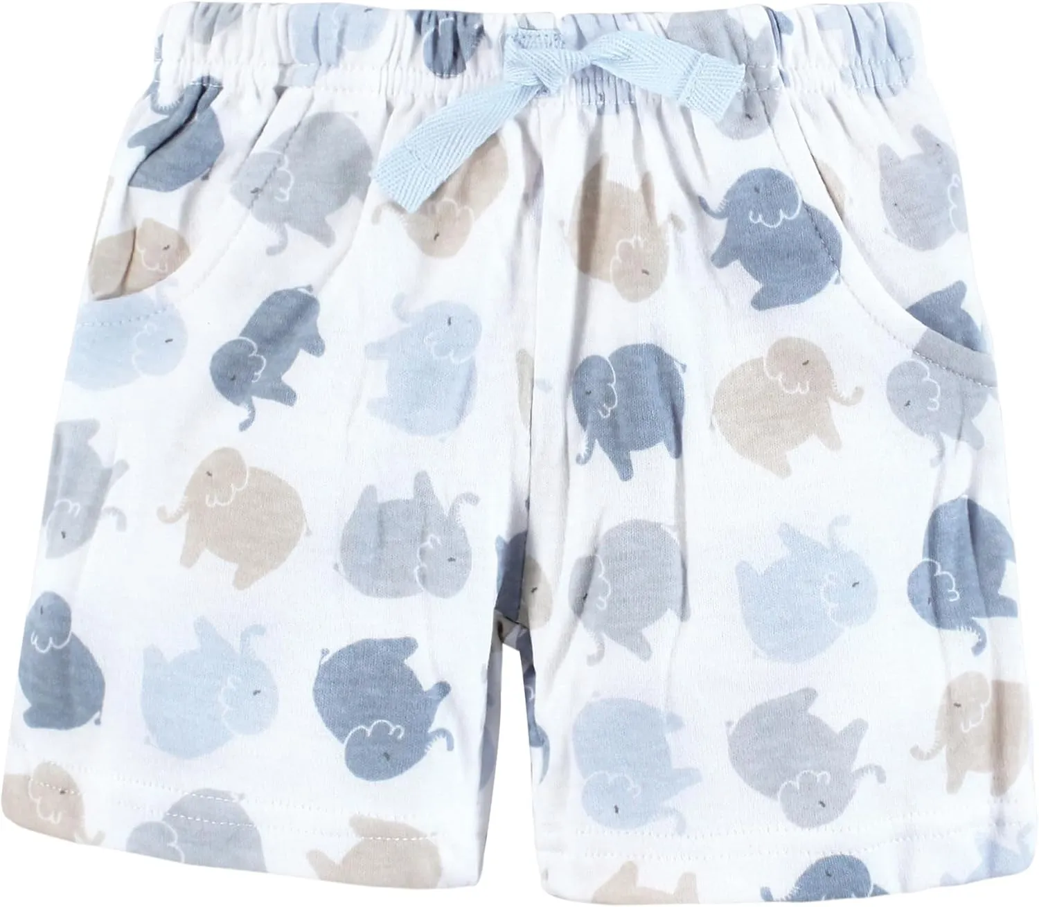 Hudson Baby Unisex Baby Shorts Bottoms 4-Pack