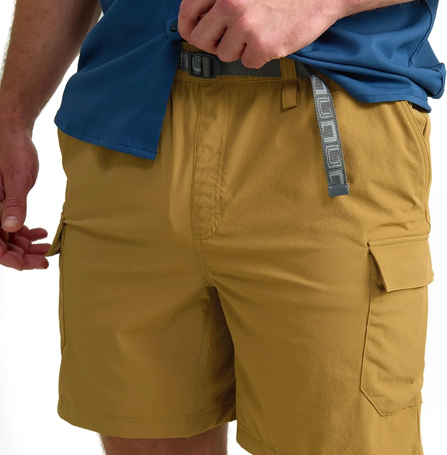 HUK Men's Creekbed, 7" Performance Fishing Cargo Shorts