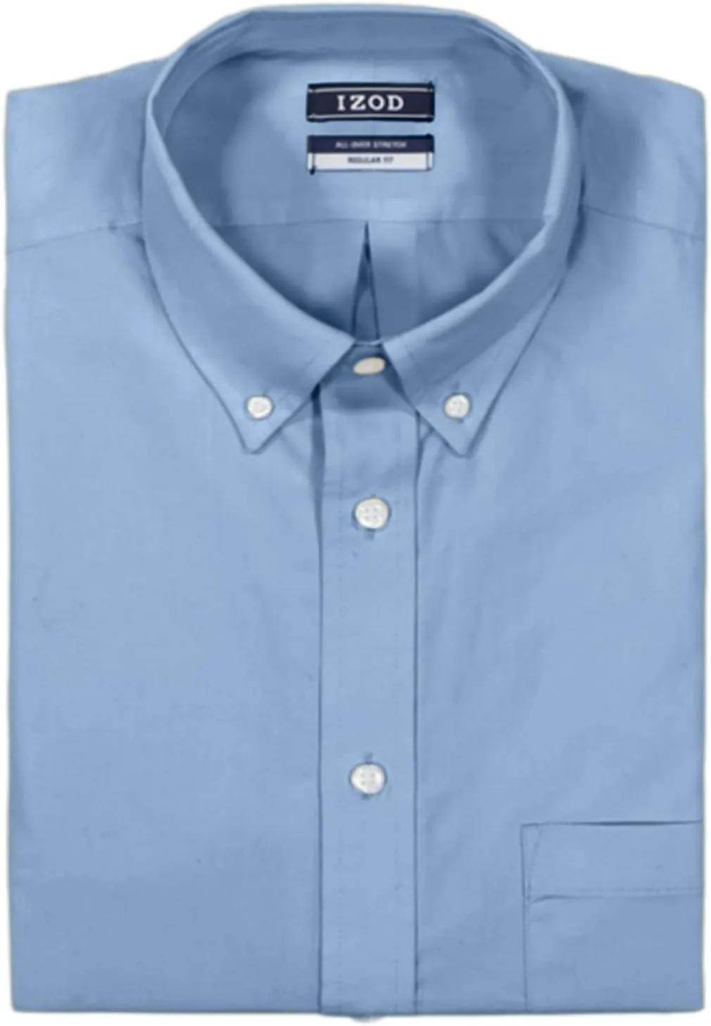 IZOD Men's Big and Tall Dress Shirt Long Sleeve Wrinkle Free Stretch Button Down Collar