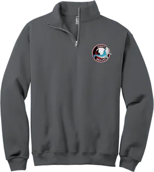 Jersey Shore Whalers NuBlend 1/4-Zip Cadet Collar Sweatshirt
